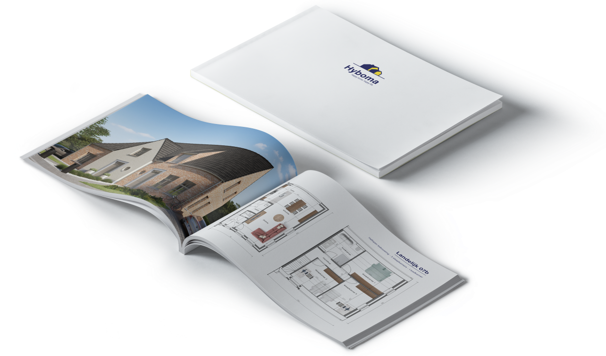 Mockup inspiratieboek hyboma